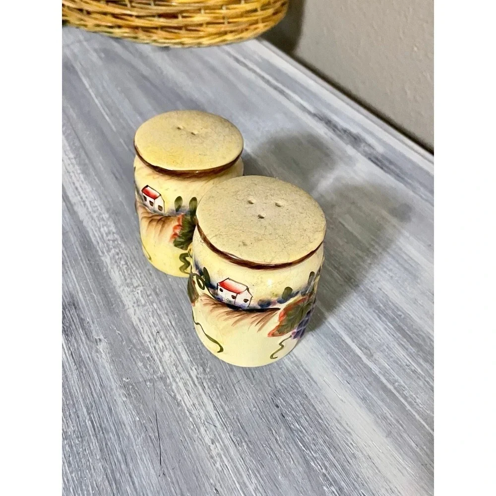 Vintage Salt and Pepper Shakers Ceramic Decorative